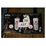 2 braun electric shavers