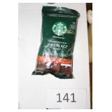 18ct starbucks pike place ground coffee packs