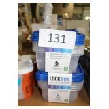 4-5ct food storage containers w/lids