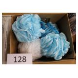 6ct bath loofas