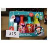 indoor/outdoor disney bowling set