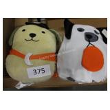 2ct dog halloween throw pillows