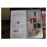 3pc lighted gift box set decor indoor/outdoor