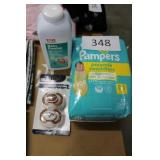 pampers preemie diapers/baby powder/texas