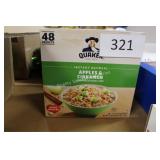 48ct quaker instant oatmeal apples & cinnamon