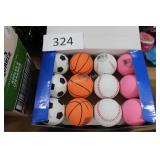 24ct rubber sports balls