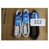 3ct 9ft indoor extension cords