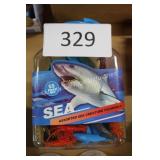 55pc asst sea creature figurines