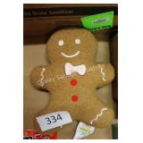 gingerbread man throw pillow