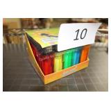 50ct asst color disposable flint lighters