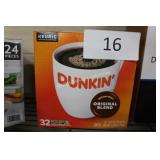 32ct dunkin original blend kcups 9/25