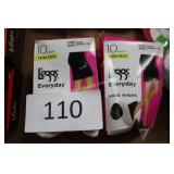 2-10pr nude sheet tone knee highs