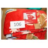 Christmas throw blanket