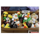 32ct asst character rubber ducks