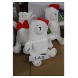 3ct polar bear plush toys