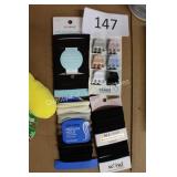 3pks hair ties & 1pk claw clips