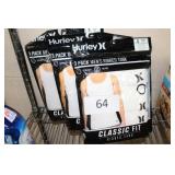 3-3pk hurley mens ribbed tanks S