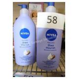 2ct nivea shea butter body lotion