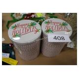 2ct happy holidays tin boxes