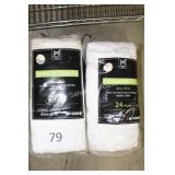 2-24ct barmop towels (some towels dirty)