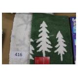 2ct Christmas bath rugs
