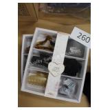 2ct 6pc hair tie/claw clips gift sets