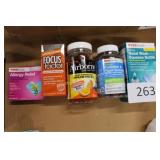 5ct asst HBA/focus factor/airborne/nasal wash/
