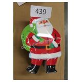 20ct plastic santa plates