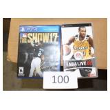 PS4 ï¿½The Show 17ï¿½ & PSP ï¿½NBA Live 08ï¿½