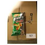 24ct bissli XL onion flavored wheat snacks 9/25