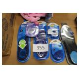6ct asst gel insoles/heel gel cushions/ball of