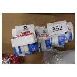 12ct sheer bandages (some damaged boxes)
