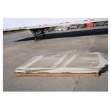 skid of plexi glass sheets(outside)