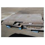 skid of granite (outside)
