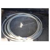 roll of white pex tube (outside)