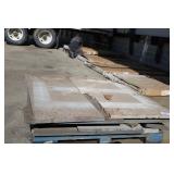 skid of granite (outside)