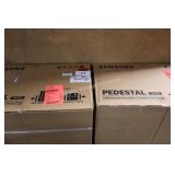 2 dark steel samsung pedestal