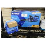 kobalt 14ï¿½ 40v chain saw (batt/ch in office)