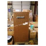 double sided display board w hooks