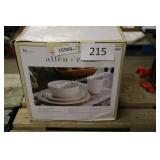 16pc allen=roth dinnerware set