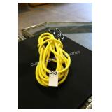 4 yellow bungee cords w/ hooks (display)