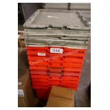10 do it best totes w lids - used