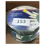 2 rolls of 150 led Christmas lights 37ï¿½