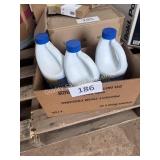 lot of clorox bottles