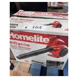 open box homelite two cycle gas blower