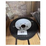 small trailer tire and rim