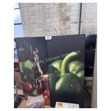 3 lg restaurant artwork