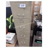 5 drawer file cabinet