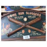 baseball home run record wall art