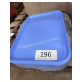 lot of plastic trays
